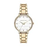 Michael Kors - Pyper Collection, Goldfarbene Armbanduhr aus legiertem Stahl für Damen MK4666