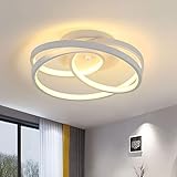 Toolight LED Deckenleuchte Moderne, Kreative Spirale Deckenlampe 40W 3200LM, 3000K Warmweiß Licht Runde Deckenbeleuchtung für Wohnzimmer Schlafzimmer Esszimmer Küche