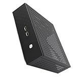 RASTKY ITX Aluminiumlegierung HTPC -Hülle - Desktop Computer Hülle Gute Wärme Dissipation Exquisite Kompakte Schwarze HTPC für Heimvideocomputer Compact für Zuhause