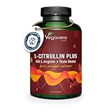 L-Citrullin Malat | Hochdosiert: 2000 mg Citrullin | Mit L-Arginin Base + Rote Beete | Aus Fermentation | Pre-Workout | Laborgeprüft | Vegan - Ohne Zusatzstoffe | Deutsche Produktion von Vegavero