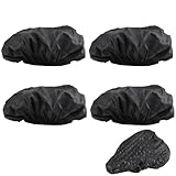 4 Stück Sattelschutz Wasserdicht Fahrrad,Fahrradsattel Regenschutz Fahrradsitz üBerzug Sattelbezug Sattel Bike Seat Cover für Waterproof Sattelabdeckung Schutz Satteldecke Abdeckung SattelüBerzug