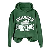 PTLLEND Christmas activewear für damen jacke tankini oberteil lang bodies damen basic bekleidung für damen pullover damen weiß pullover damen v ausschnitt hosen damen jeans sommer hosen(Green, XXL)