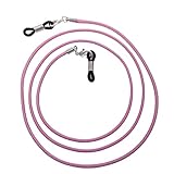 Hawhy Brillenband aus starkem Material in vielen modischen Farben für alle Arten von Brillen geeignet,mit extra Anti Rutsch Öse die hält (Rosa)