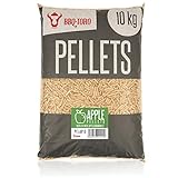 BBQ-Toro Grillpellets Apfel aus 100% Apfelbaumholz | 10 kg | Apfelpellets für Grill, Smoker, Pellet-Pizzaofen und Heizungsanlagen | Grillpellets Smoker, Holzpellets Smoker, Pellets zum Heizen