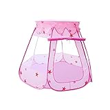 UPKOCH Zelt Tent zelte Kinderzelt Outdoor Kinderzelt mit Meerestieren spielezelt Ozeankugelzelt für Hexagon Kinderspielzelt Spielhaus für Rosa