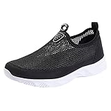 SRZYMJ Schuhe Herren Schwarz Sneaker Blau Damen Arbeitsschuhe S3 Herren Sicherheitsschuhe Sportlich Herren-Laufschuhe Schnittschutzschuhe Herren Mokassins Herren Canvas Badelatschen Damen 38 43