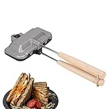 CZHUUXAN Double Sided Sandwich Maker Herdplatte, Doppelseitige Sandwich-Backform, Doppelseitige Bratpfanne, Nicht- Stick Backen Pancake Pan, Omelette Tabletts, Sandwichtoaster, Für Küche
