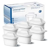 BREOILUTLE Wasserfilter kartuschen Ersatz für Brita® Marella® Kanne Wasserfilter, Filterkartuschen Kompatibel mit Brita® Maxtra+® Plus Maxtra Pro® All-in-1, Reduziert PFAS/PFOA/PFOS, 6PCS