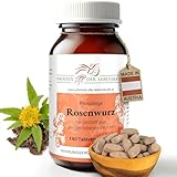 Rosenwurz Tabletten 500mg | 140 Tabletten Rhodiola rosea | Top Premium Qualität aus Österreich | Vegane Tabletten statt Kapseln ohne Zusatzstoffe