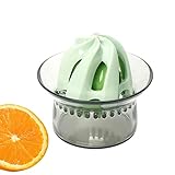 Entsafter Gemüse und Obst,Saftpresse Manuell,Manuelle Zitronen-Orangen-Entsafter, Zitronen-Orangen-Grapefruit-Handpresse, Rotationspresse, Küchenwerkzeug