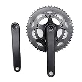 jdstty 50/34T Mountainbikes 170mm Vierkant Kurbelgarnitur 8/9-Gang Kurbelgarnitur Fahrräder Kurbelarm Set Für Mountainbikes Rennräder