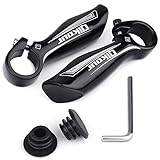 HASAGEI 1 Paar Fahrrad Hörner Fahrradgriffe Fahrrad Lenkerenden Handlebar Ends Lenker Aluminiumlegierung Fahrrad Griffe Lenkergriffe MTB Mountainbike Touringbike