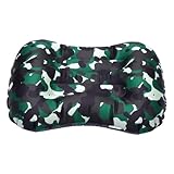 Supvox Aufblasbares Reise Nackenkissen Multifunktionales Kopfkissen Für Outdoor Camping Und Tägliche Nutzung Camouflage Ergonomisches Rest Pillow Für Kopf Und Nacken