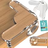 Eckenschutz Baby kristallklar [12 Stück] – transparenter Kantenschutz Baby & Tischeckenschutz – Selbstklebender Möbel Kantenschutz für Tischkanten, Ecken & Kanten