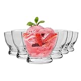 Krosno 6er-Set Eisbecher 290 ml | Dessertschale | Pure Kollektion | Ideal für Zuhause, Restaurants und Partys | Spülmaschinenfest