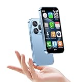 Mini Smartphone mit 3,0 Zoll HD Bildschirm, Entsperrtes Mini Handy, Dual - SIM, 5 Megapixel Kamera, Face ID, WLAN, Ultraschlankem Gehäuse Backup-Telefon, 3G Kleines Smartphone (2GB+16GB,Blau)