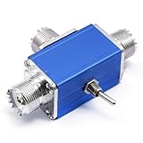 Lawnoval CB/HAfor M für Antennen-Koaxialschalter 100W 1-30for MHz für Basisstation, für Mobil- & Handfunkgeräte, BNC-Stecker, kompakt für Metallausführung