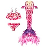 Generisch Marmaid Schwanz zum Schwimmen Swimming Tail Swimsuit Swimwear Bikini Set
