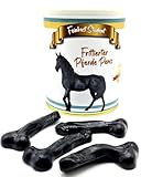 AnyCakes Frittierter Pferde Penis der Dose – lustiges Geschenk zu Weihnachten oder Geburtstag für Kinder und Erwachsene – Lakritz Penise in einer Feinkost Dose – 300g