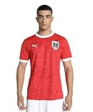 PUMA Österreich 2024 Fußball Heimtrikot Herren, Rot, XXL