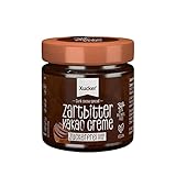 Xucker Zuckerfreie Zartbitter Kakao Creme mit Xylit gesüßt (200g) - Vegane Kakao-Creme I Schoko Creme ohne Zucker I Kakaocreme ohne Zucker I Schokoaufstrich ohne Palmöl I Schoko Creme Vegan