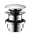hansgrohe Push-Open Ablaufgarnitur, Chrom
