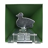 OpTacs Kugelfangkasten Trichter Ente Pendelkasten 14 x 14 cm Zielscheibe für Luftgewehr Ziel aus Metall