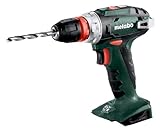 metabo Akku-Bohrschrauber BS 18 Quick - 18 V, CAS, 48 Nm Drehmoment, Ø 20 mm Holz, 1.600 U/min - Schnellwechsel-System, kompakt & leicht, Profi-Bohrer für Heimwerker & Baustelle - Inkl. metaBOX