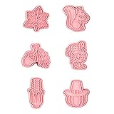 Thanksgiving Keksform 3D Dreidimensionaler Kunststoff Presstyp Für Den Haushalt Tannenzapfen Ahornblatt Mais Backen Plätzchenform