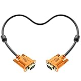 Sacaoch VGA-auf-VGA-Computer-Monitorkabel, Stecker auf Stecker, VGA-Kabel (5 Fuß)