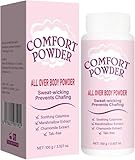 Comfort Powder: Anti-Scheuer-Deodorant, Fußpuder, Intim-Deodorant für Frauen, frischer Duft, gegen Feuchtigkeit, Reibung und Geruch