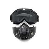 EnzoDate Motorrad Dirt Bike ATV Schutzbrille Maske Abnehmbare Style Schützen Polsterung Helm Sonnenbrille Rennrad UV Motorrad Brille