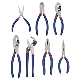 Zangen Werkzeug Set - Crafts Making Tool Set mit 7 Zangen - Multifunktionszangen Reparaturzubehör Haus für Werkstatt Garten Automobilbau