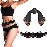 Bauchmuskeltrainer Elektrisch, EMS Trainingsgerät zur gezielten Stimulation der Po Muskulatur Muskelaufbau Hüfttrainer Fitness Training für Frauen, Muskeltrainer Elektrisch für Arm & Bein