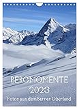 Bergmomente (Wandkalender 2023 DIN A4 hoch), Calvendo Monatskalender