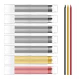 Jiujuda9 7 Schachtel/42 STK Bleistiftminen für Zimmermannsbleistift, 2,8mm Solide Tischler Bleistift Ersatzminen, Tieflochmarker Minen, Konstruktion Bleistift Ersatz für Architekt Zeichnen Werkzeuge