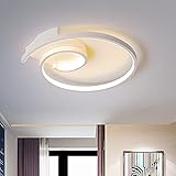 Kronleuchter LED Wohnzimmer Dimmbare Deckenleuchte mit Fernbedienung, Schlafzimmerlampe Kreatives Metall-Acryl-Design Deckenleuchte Beleuchtung, Dekorative Innenleuchten Esszimmerlampe Flurlampe STU