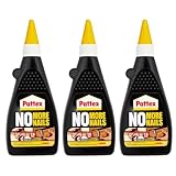 Holzleim, Holzkleber No More Nails Wood - Für alle Arten Holz - Weißleim (3 x 200g)