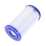 Supvox 1 Stück Pumpenfilterelement Wasserreinigung Wasserfiltration Wasserreinigung Poolpumpe Filter Wasserpumpe Filterpool Schwimmbadversorgung Poolfilter Polyester Weiß
