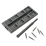 DOITOOL 1 Satz Schraubenzieher Set Kleiner Werkzeugkasten Werkzeuge Elektriker-werkzeugsatz Reparatursatz Elektronik Reparaturset Wartungskit Instrument Reparieren Grey S2 Stahl