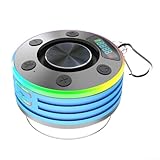 Bluetooth-kompatibles 5.3 FM-Radio Duschradio mit Saugnapf, tragbares Duschradio mit 5 3 Technologie, wasserdicht für einfache Verwendung überall (blau)