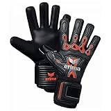 Erima Unisex Erwachsene FleX-Ray Hardground Torwarthandschuh, fiery coral/schwarz, 8