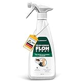 Silberkraft Flohspray für Umgebung 500ml, effektives Flohmittel gegen Flöhe, Zecken- und Milben, Flohspray für Wohnung und Möbel, ideal für Textilien, Hundebetten, Teppiche & Polster