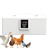 Inkubator für Hühnereier | Geflügeleier | Inkubationsmaschine mit Temperaturanzeige 5 V und Handbuch für Papageien, Enten usw.