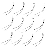 WATIIFUFU 12 Stück Teiliges Verstellbares Masken halsband Strapazierfähige Masken bänder zum Umhängen Verhindert Ohrenschmerzen Leichtes Trageband für Erwachsene Praktische Maske Halterung