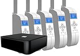 WIR Elektronik, eWickler Comfort Funk-Set, eW940-F-M, 5 elektrischer Gurtwickler + WIR Connect V6 Gateway, für 15mm Gurtband, Aufputz, bis 45Kg, Fahrtzeiten einstellbar, inkl. Netzstecker (5 Fenster)