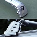 Relingträger Dachträger Dachgepäckträger für KIA Sportage 2015-2020, Eloxiertem Aluminium Fahrradträger Dachboxen Offener Dachreling Dachgepäckablage