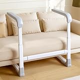 Aufstehhilfe Sofa, 2-Fach Höhenverstellbare & 2-Fach Breitenverstellbar Gehhilfe für Senioren, Mobilitätshilfe für den Alltag, Rutschfest & Starke Tragfähigkeit Handläufe für Senioren und Behinderte