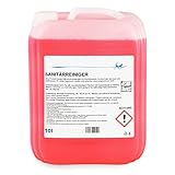 10 Liter Sanitärreiniger | löst aktiv Kalk- & Verschmutzungen | frischer Duft | besonders materialschonend |Profi Qualität - MADE IN GERMANY