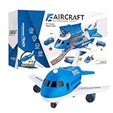 fayarrd Flugzeug-Spielzeug für Kleinkinder, Flugzeug, Lernspielzeug für das Vorschulalter | Set umwandelbare Cargo-Flugzeuge | Geschenk zum Geburtstag Weihnachten Party